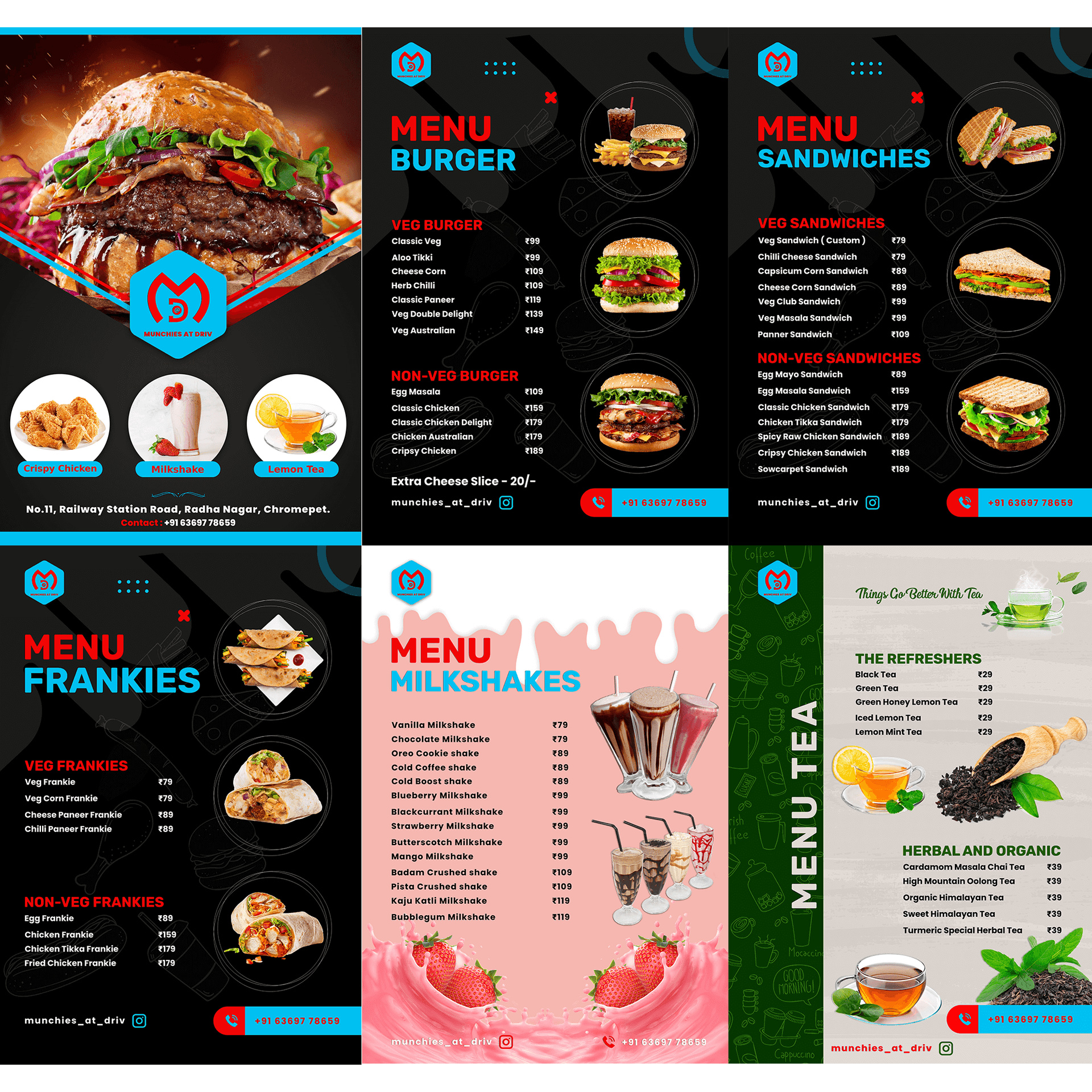Menu card designs Gallery